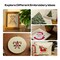 12 PCS Embroidery Fabric for Needlework Garment Craft, Pre-Cut Beige Embroidery Cloth, Natural Cotton Embroidery Cloth Fabric Squares (9.8 × 9.8 Inch)